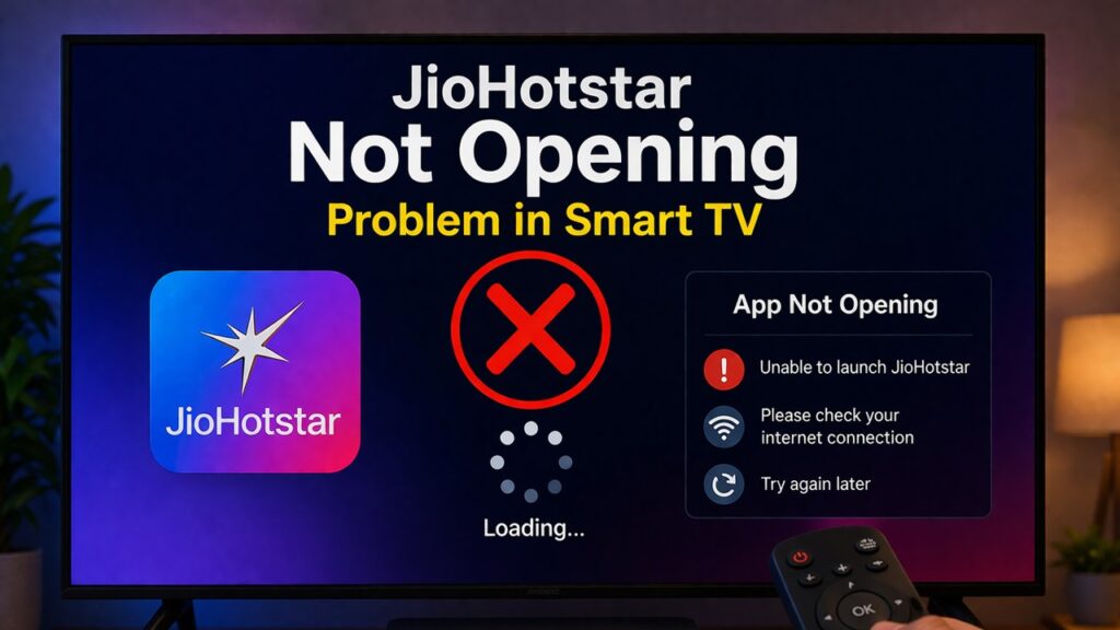 How to Fix JioHotstar Not Working Problem in Smart TV